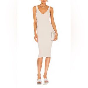 Revolve One Grey Day Pacey Dress in Oatmeal